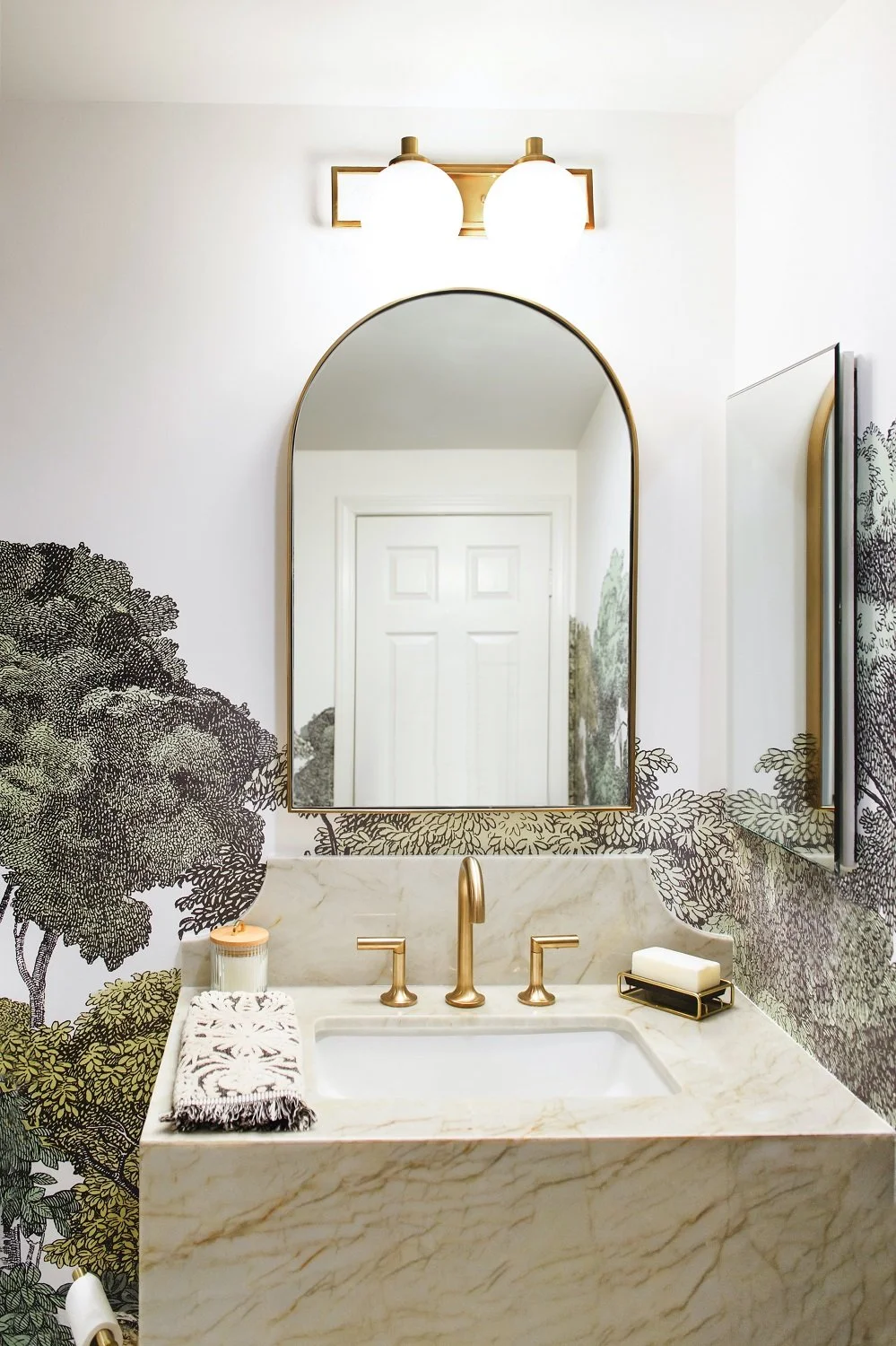 Designing an organic guest bathroom Savvy Interiors San Diego